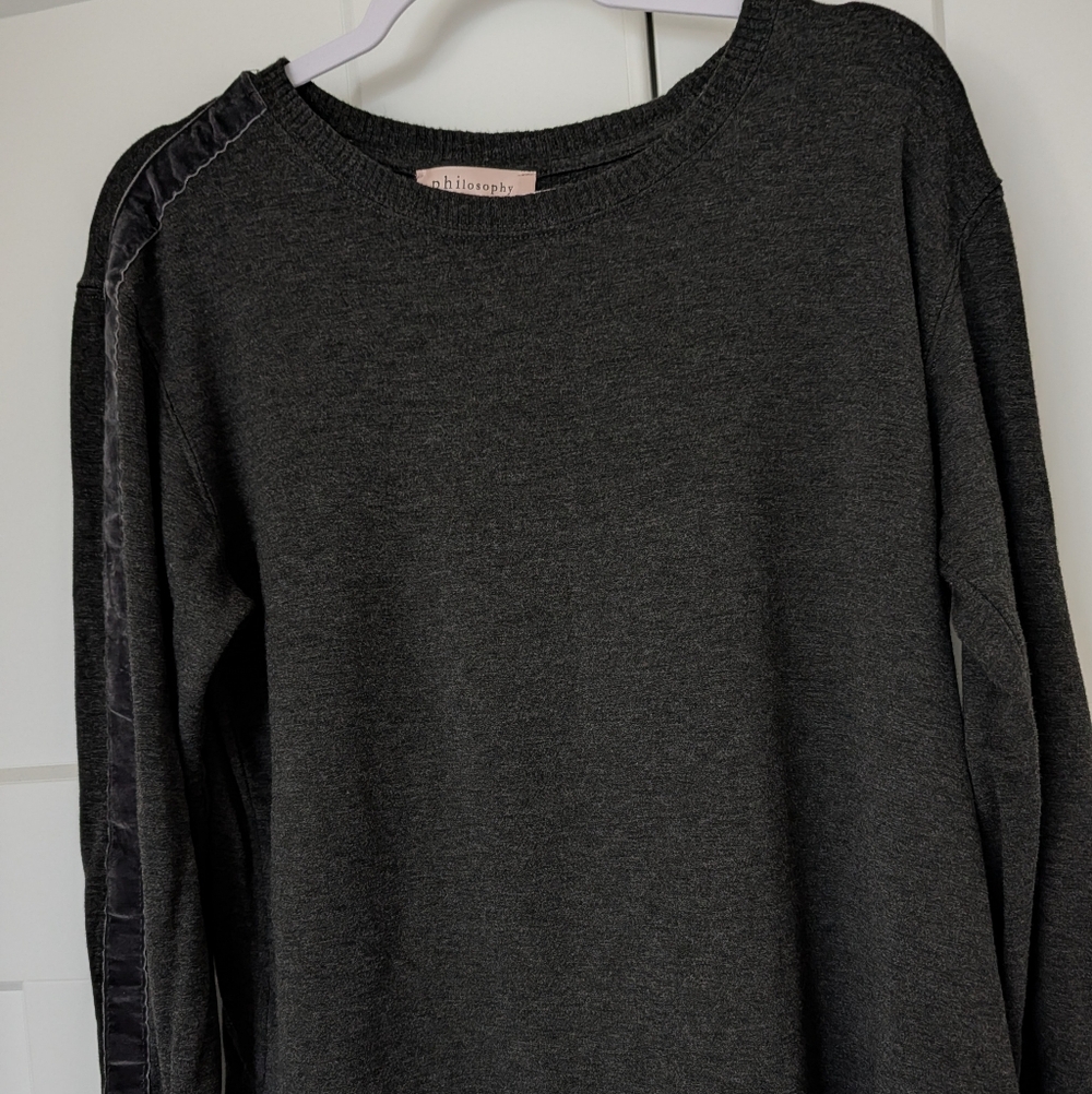 Philosophy Long Sleeve Top size M